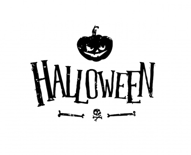 Logo Pour Les Vacances D'halloween.