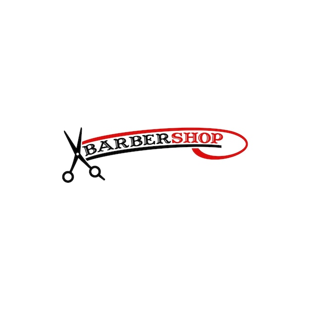 Vecteur logo premium de conception vectorielle de salon de coiffure