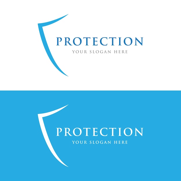 Logo De Protection Avec Un Concept De Bouclier Moderne Et Uniquelogo Pour Le Web De Protection Des Entreprises