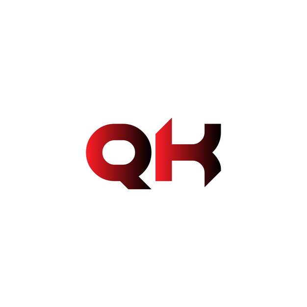 Vecteur le logo de qk