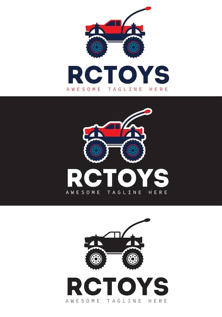 Vecteur le logo de rc toys