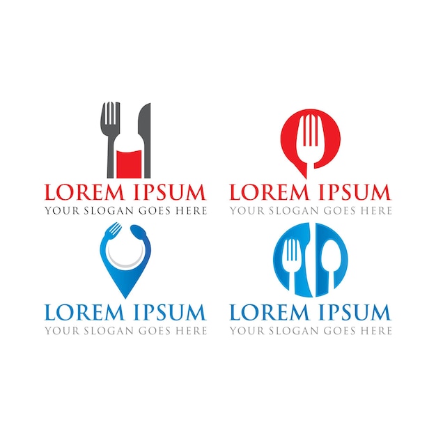 logo de restaurant vecteur de logo de nourriture