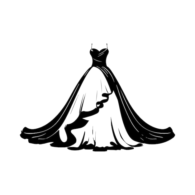 Logo de la robe féminine