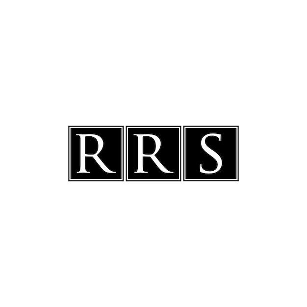 Vecteur le logo de rrs