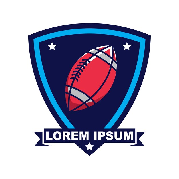 Logo De Rugby, Logo Américain Sport