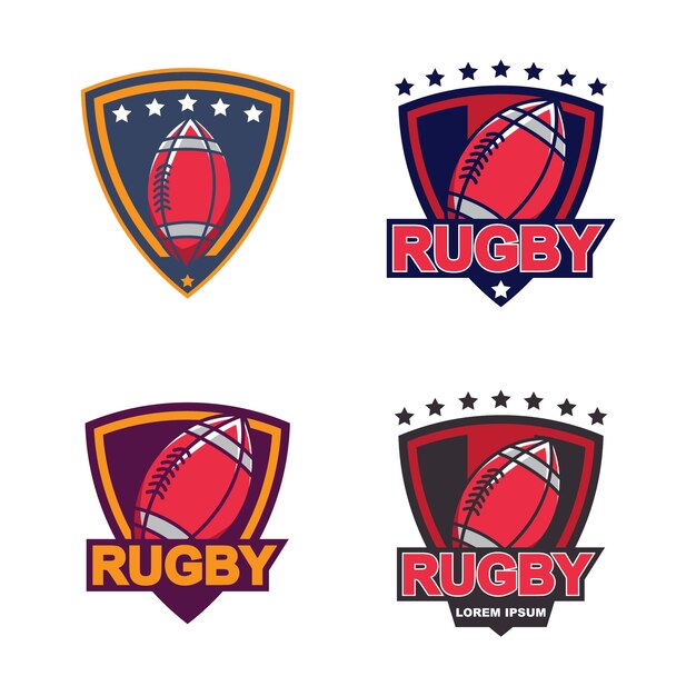 Logo De Rugby, Logo Américain Sport