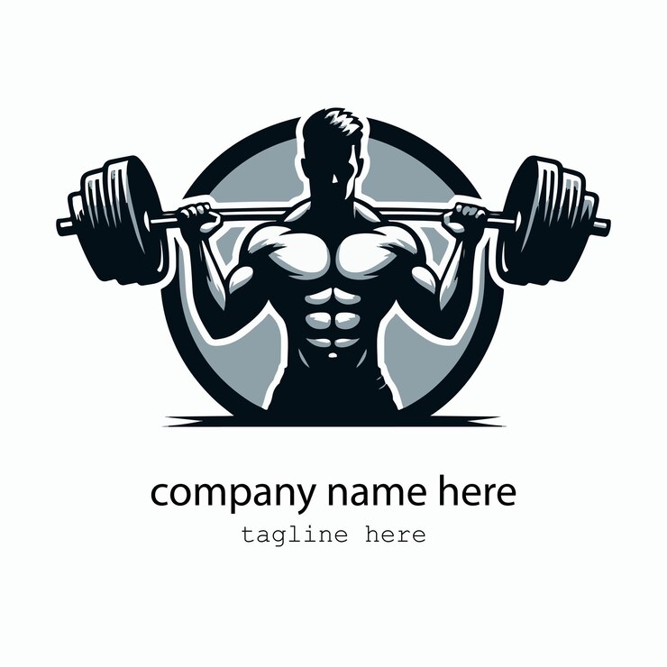 Vecteur logo de la salle de sport pour la marque