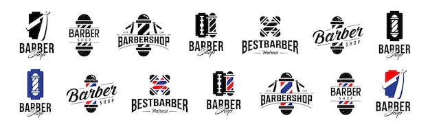 Logo De Salon De Coiffure Vectoriel Modifiable Et Redimensionnable Eps 10