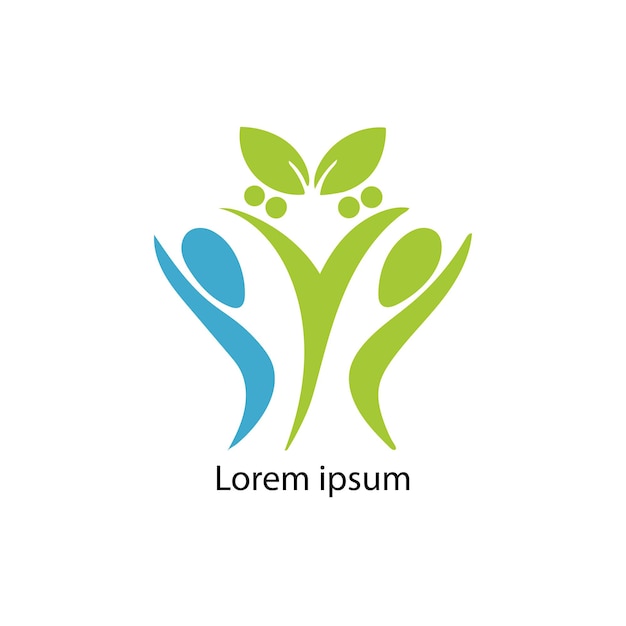 le logo de la santé sur un fond blanc