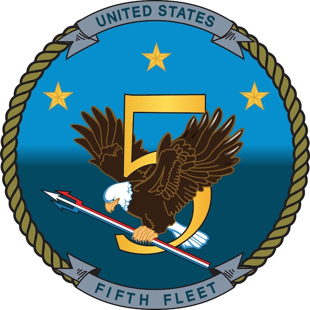 Vecteur logo de la septième flotte des états-unis