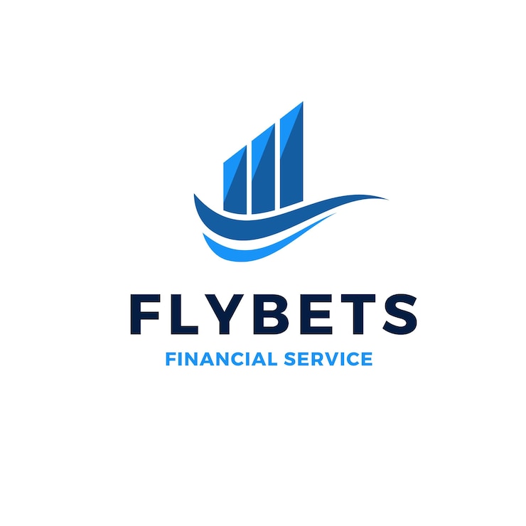 Vecteur logo de service financier créatif vectoriel bleu gratuit