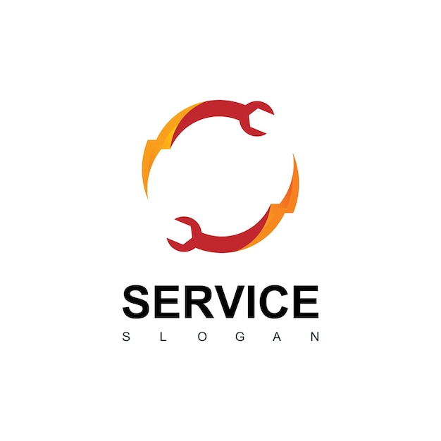 Logo De Service Avec Symbole De Clé