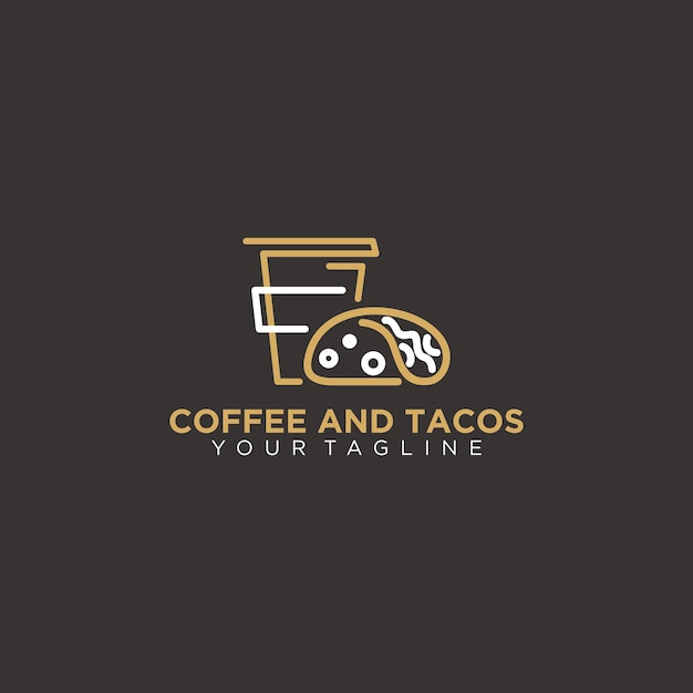 Logo Simple Café Et Tacos