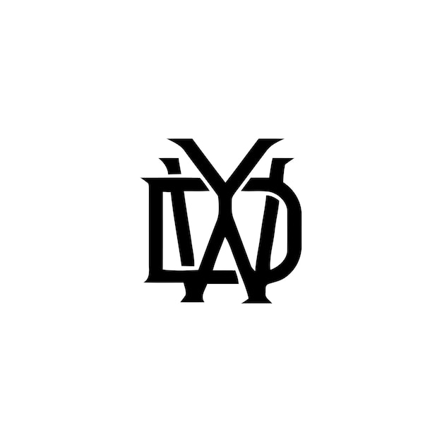 Vecteur logo de la société dwy