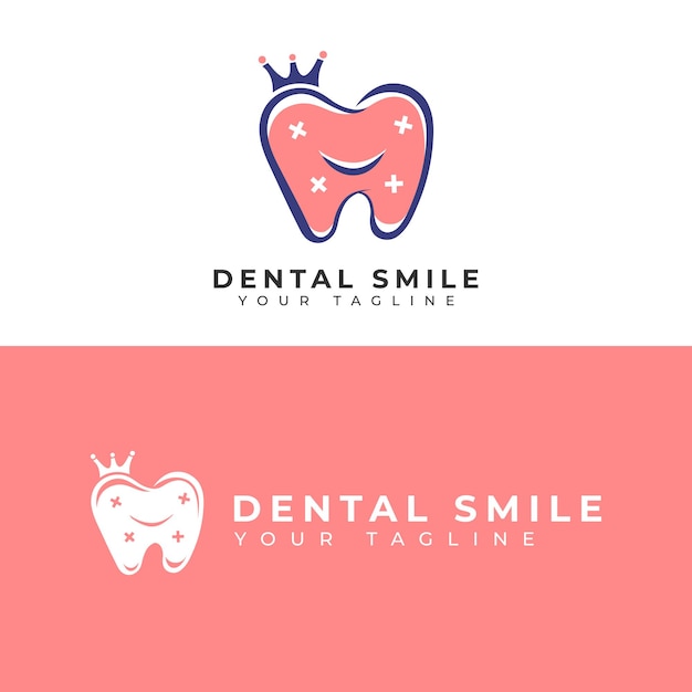 Vecteur logo de sourire dentaire illustration vectorielle