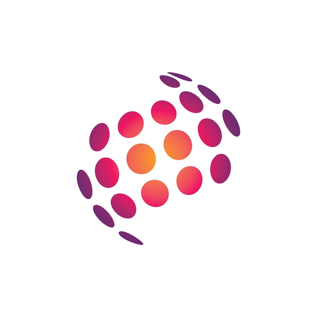 Logo de sphère 3D