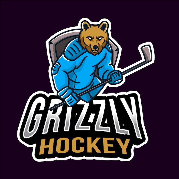 Logo Sport Grizzly Hockey