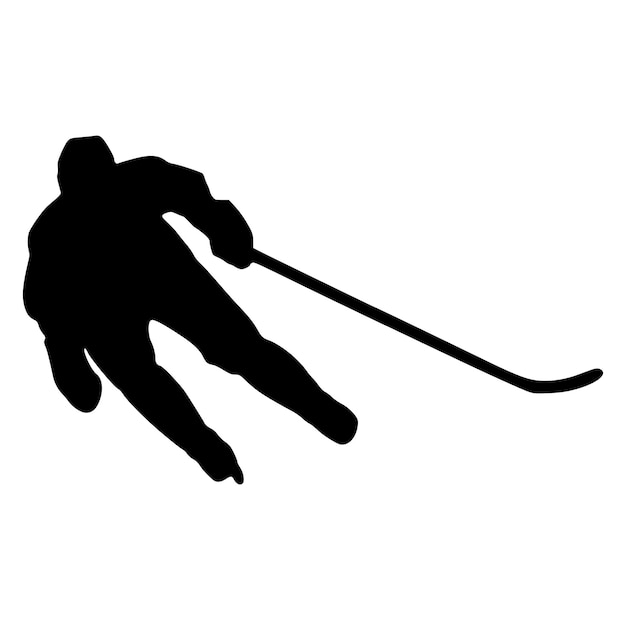Logo de sport hockey Vecteur de vecteur premium