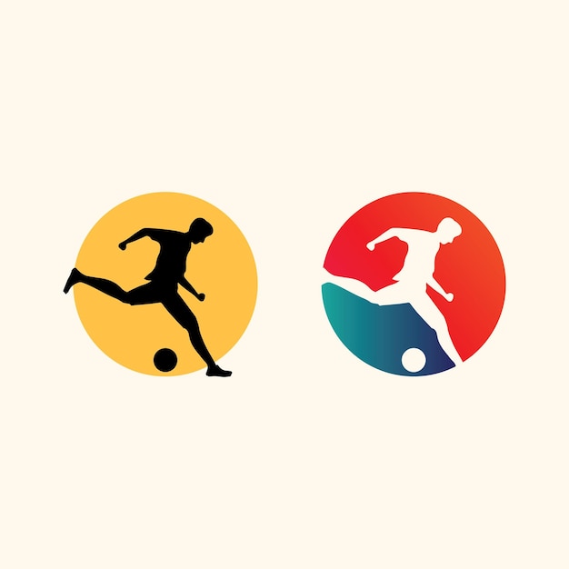 Logo sportif et icône sportive design symbole personnes illustration vecteur