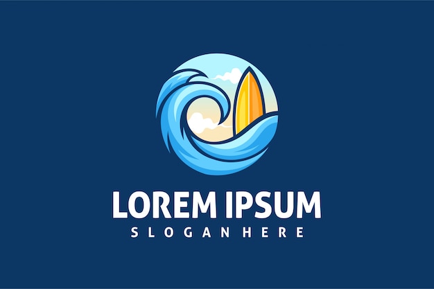 Logo de sports de surf