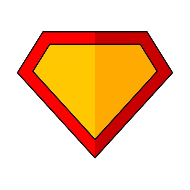 Logo De Super-héros Illustration Vectorielle