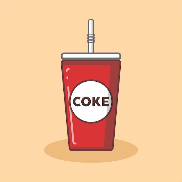 Logo de tasse de coke