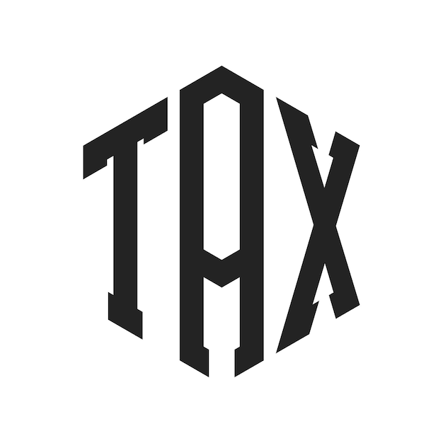 Le logo de la TAX est constitué d'une lettre initiale, d'un monogramme et d'un hexagone.