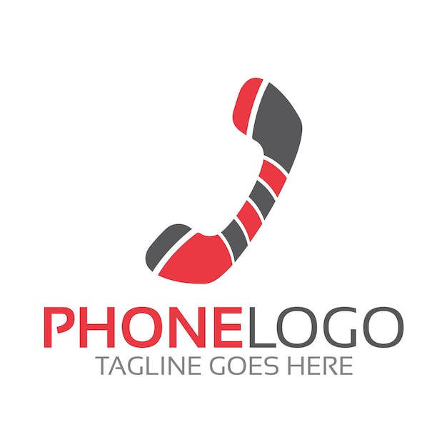 Vecteur logo de téléphone