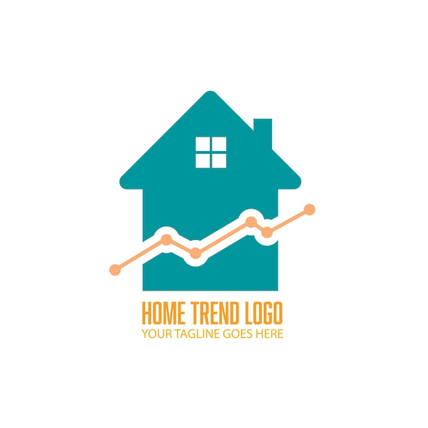 Logo De Tendance à La Maison