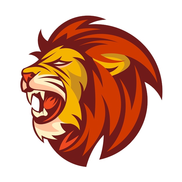 Un Logo De Tête De Lion