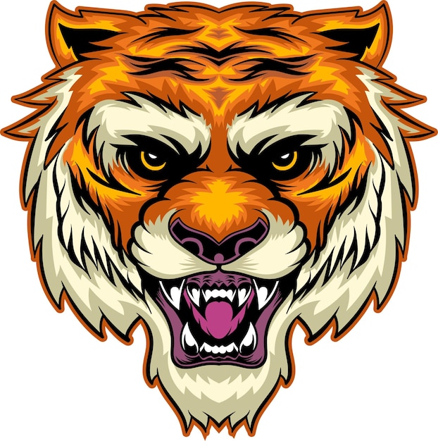 Logo Tête De Tigre