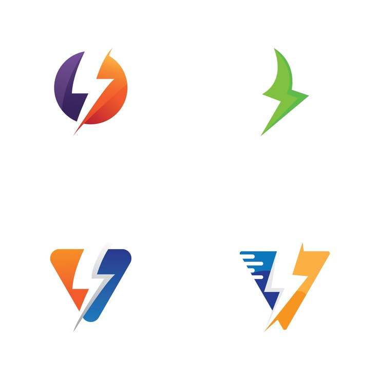 Logo Thunderbolt et vecteur de symboles
