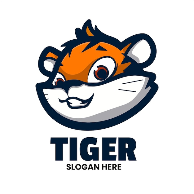 Un Logo Tigre Avec Le Titre Logo Tigre. | Vecteur Premium