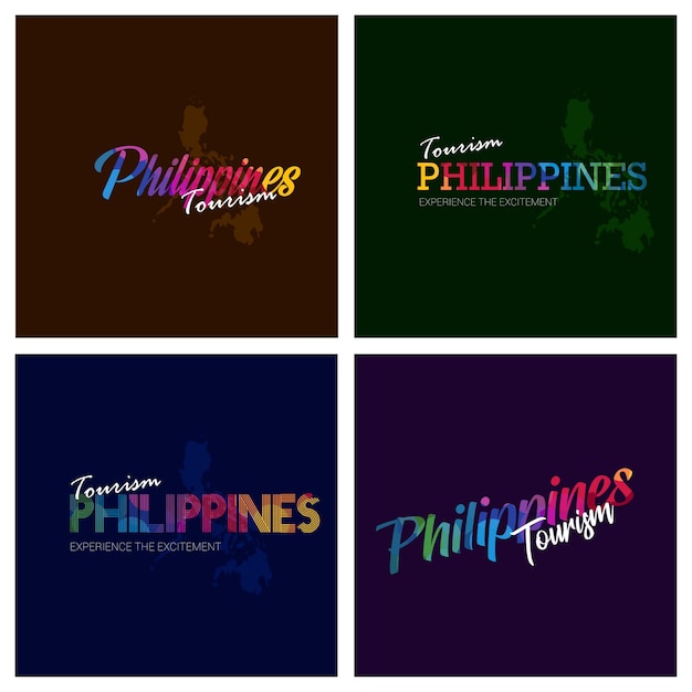 Logo De Tourisme Philippines Typographie