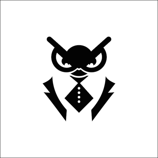 Logo de travail de hibou