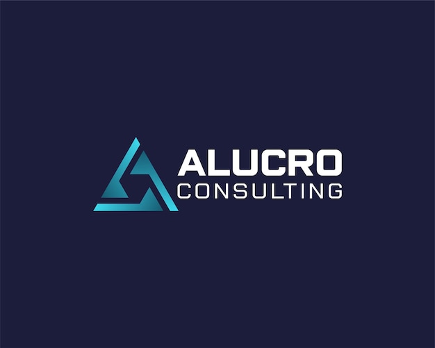 Logo Triangle Bleu Avec Le Titre Alocaco Consulting.