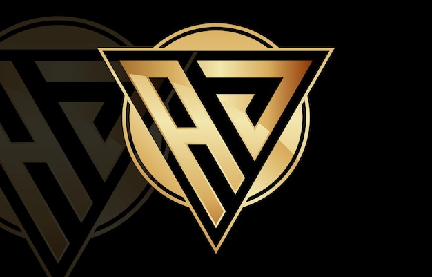 Un logo en triangle de lettres