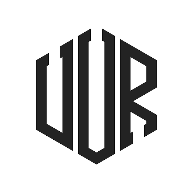 Le logo de l'UUR est constitué d'une lettre initiale, d'un monogramme et d'une forme hexagonale.