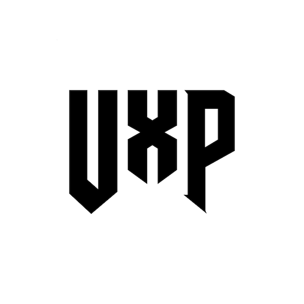 Le logo UXP est une combinaison de couleurs UXP vectoriel UXP icône UXP alphabet UXP typographie.