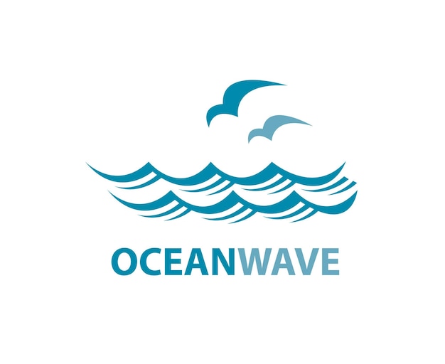 Logo De La Vague Océanique