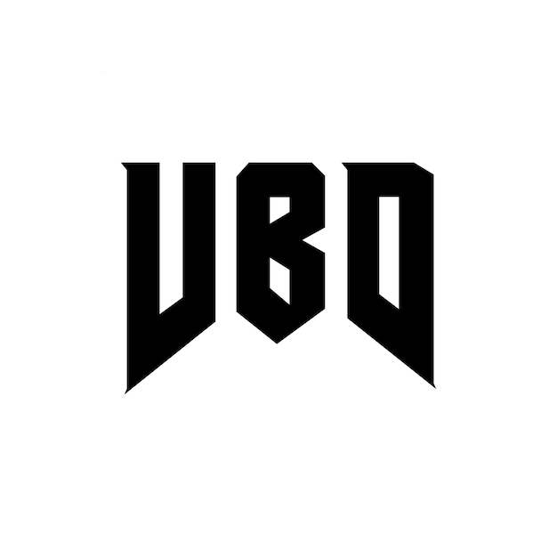 Le logo VBD est une combinaison de couleurs en noir et blanc, le logo VBD vectoriel, l'icône VBD, l'alphabet VBD et la typographie.