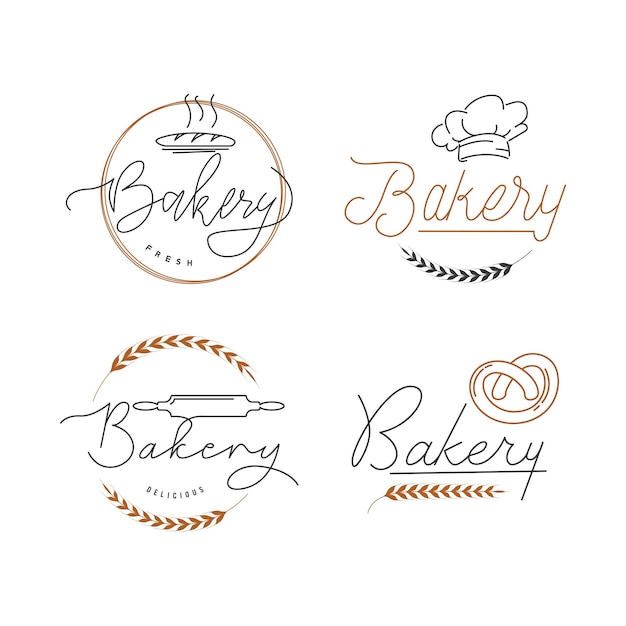 Vecteur logo et vecteur de boulangerie