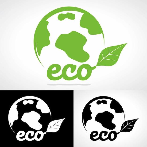 Logo Vectoriel Eco Green Heatlh