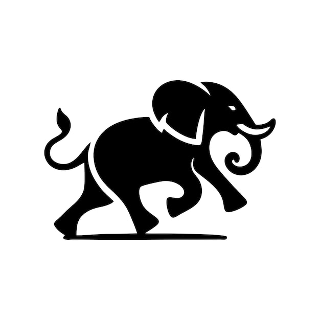 Logo Vectoriel De L'éléphant Illustration Vectorielle De L'élephant