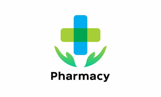 Logo vectoriel médical pharmaceutique hôpital clinique médecin service de soins de santé marque entreprise santé médecine diagnostic d'urgence concept