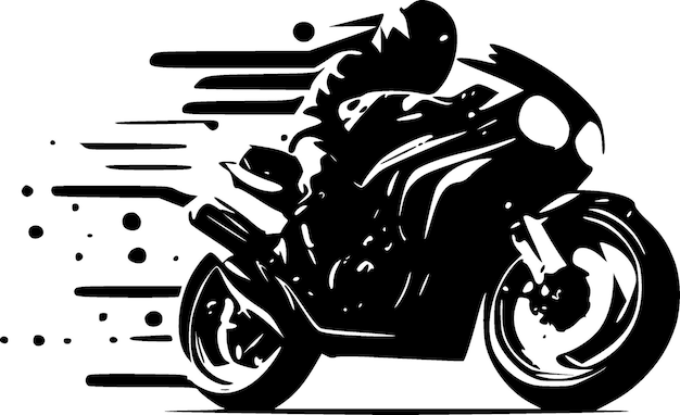 Vecteur logo vectoriel de moto de haute qualité illustration vectorielle idéale pour le graphique de t-shirt