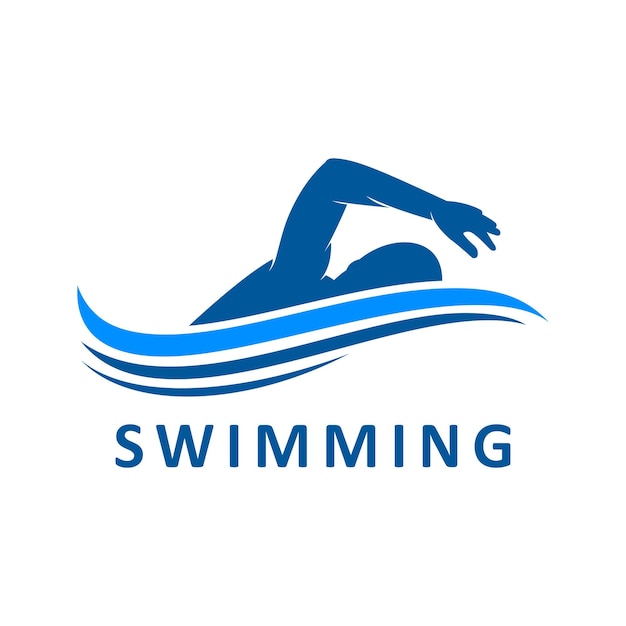 logo vectoriel de natation