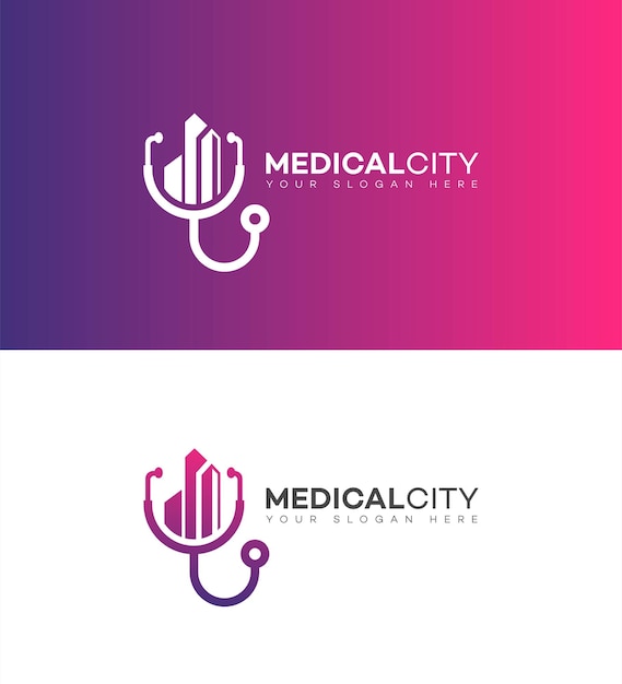 Vecteur logo de la ville médicale