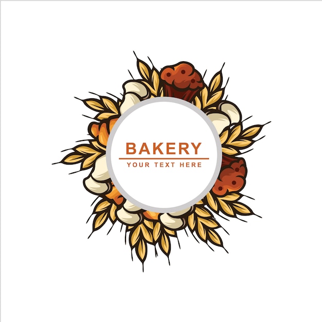 Vecteur logo vintage boulangerie