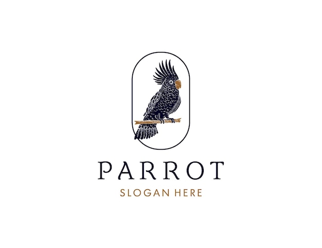 Logo Vintage Parrot